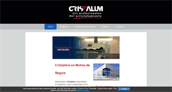 Desktop Screenshot of cristalum.es